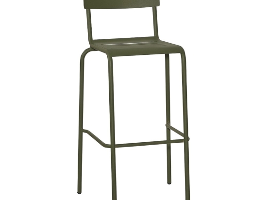 Σκαμπό Μπαρ Marseille/S 02-00-0462 54x46x108cm Olive