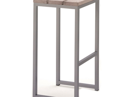 Σκαμπό Μπαρ Ruba/S 02-00-0502 37x37x80cm Sonoma-Grey