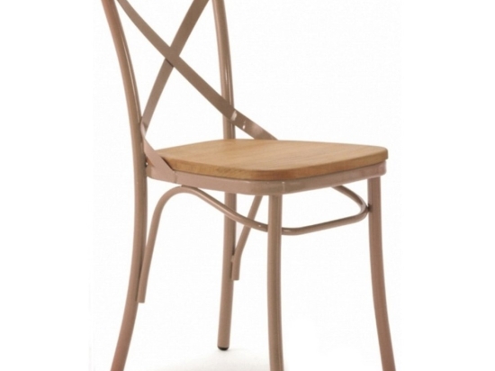 Καρέκλα Vaterlo/W 02-00-0571 51x42x88cm Beige-Oak