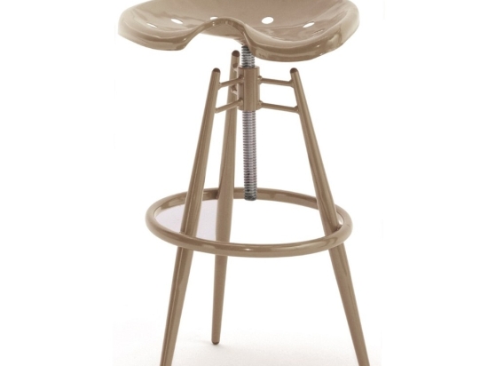 Σκαμπό Μπαρ TN-497M 02-00-0661 42x44x83cm Beige