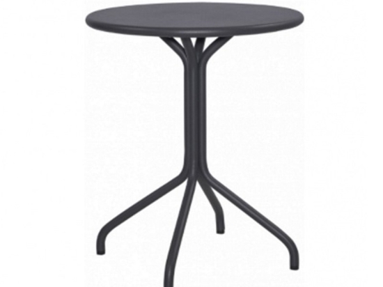Τραπέζι Κήπου Tino 02-00-0683 Φ60x74cm Black
