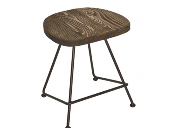 Σκαμπό Calvin/SL-W 02-00-0908 36x40x46cm Black-Walnut