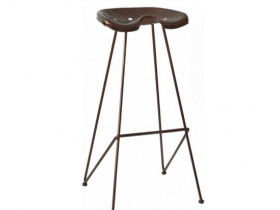 Σκαμπό Μπαρ Calvin/S 02-00-1010 48x48x83cm Black