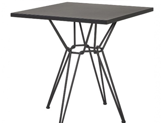 Τραπέζι Κήπου Cologne/T4 02-00-1030 70x70x74cm Black