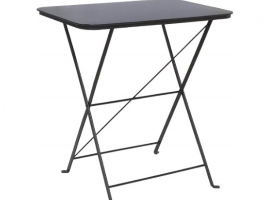 Τραπέζι Πτυσσόμενο Bistro/F 02-00-1039 65x45x71cm Black