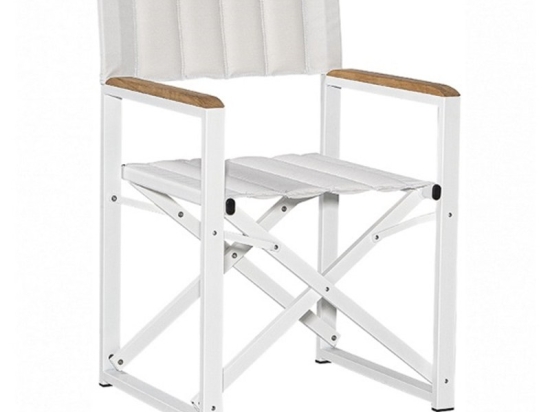 Πολυθρόνα Σκηνοθέτη Piazza/W-LUX 02-00-1166 51x56x86cm White