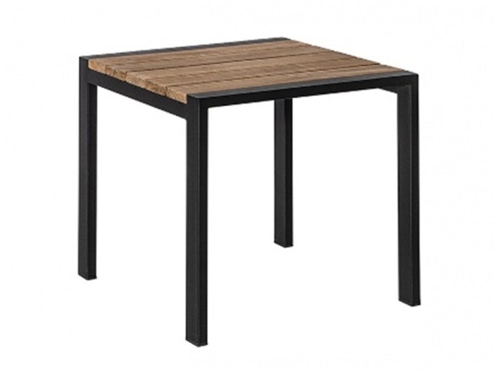 Τραπέζι Κήπου Falcon/TL 02-00-1206 45x46x45cm Black-Teak