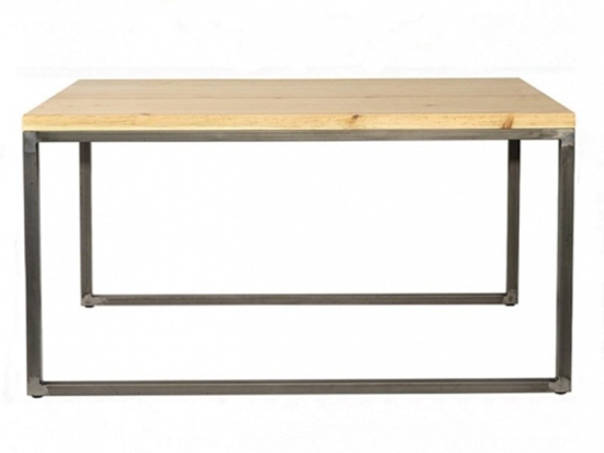 Τραπέζι Vasilio/TF 02-00-1285 120x80x76cm Anthracite-Natural