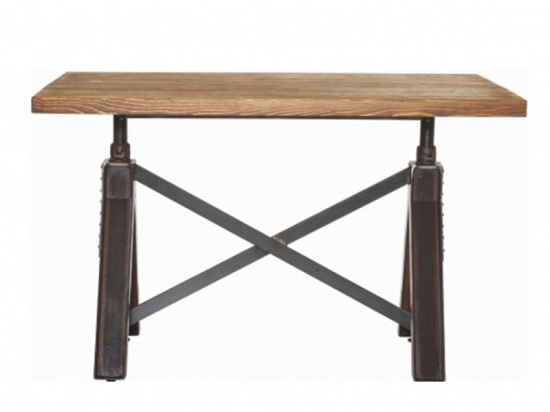 Τραπέζι Cavalleto/T-F 02-00-1290 120x80x75cm Taupe-Walnut