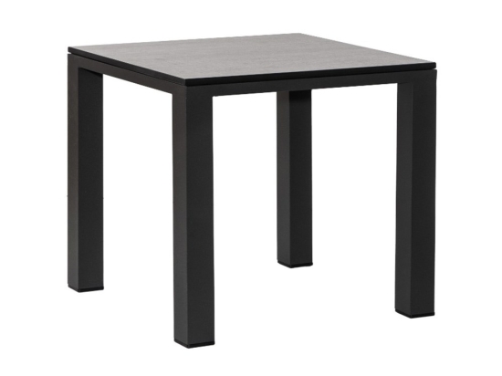 Τραπέζι Ariel Rock 02-00-1503 39x39x45cm Anthracite