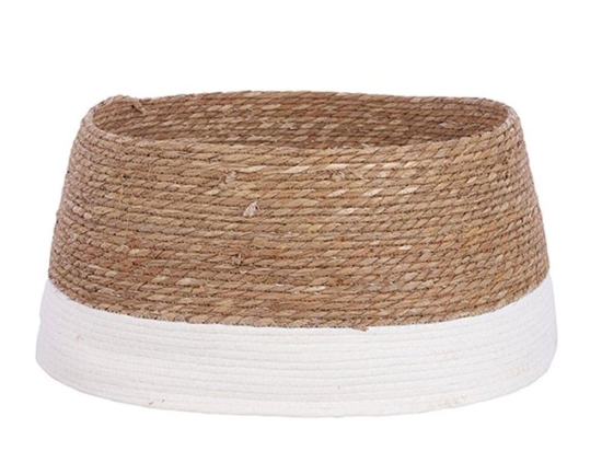 Βάση Δέντρου Ψάθινη 02.1085613 58x26cm Natural-White