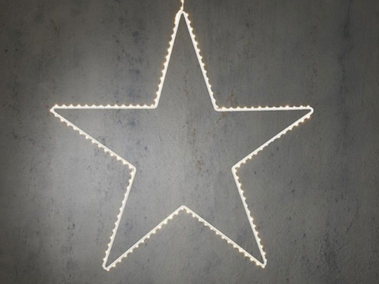 Αστέρι Φωτιζόμενο Με 180 LED 02.1105695 58x128cm White