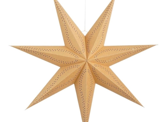 Αστέρι Ανοιγόμενο Χάρτινο 02.1137229 75cm Beige