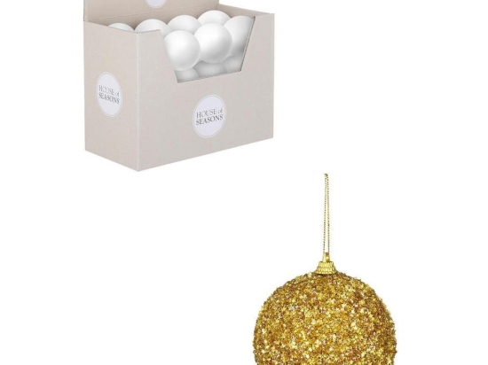Χριστουγεννιάτικη Μπάλα Foam 02.1143435 8cm Gold