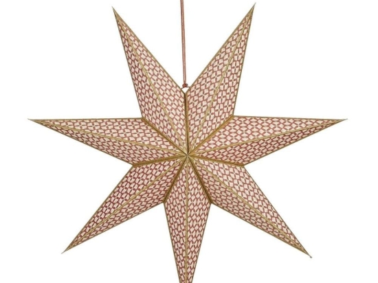 Αστέρι Χάρτινο Κρεμαστό 02.1161438 60x18cm Pink