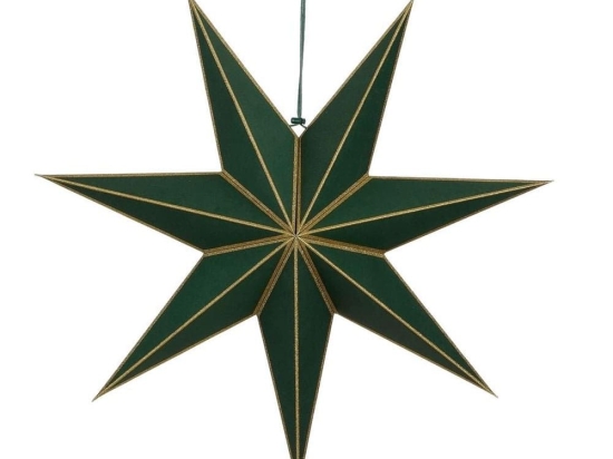 Αστέρι Χάρτινο Κρεμαστό 02.1161439 60x18cm Green