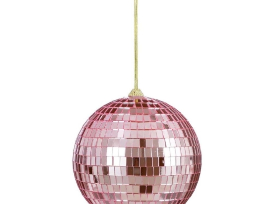 Χριστουγεννιάτικη Μπάλα Disco Mirror 02.1162278 15m Pink