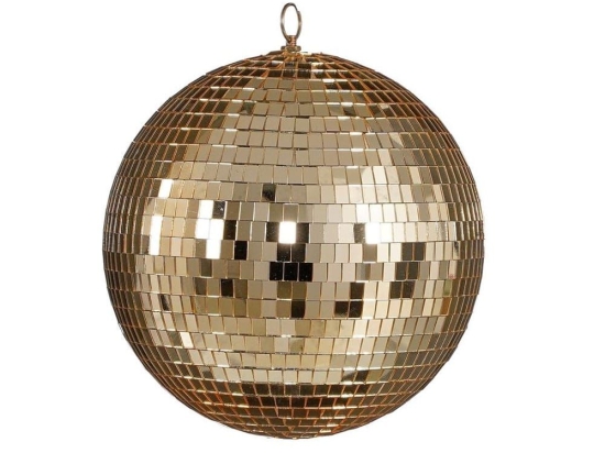 Χριστουγεννιάτικη Μπάλα Disco Mirror 02.1162293 25cm Champagne