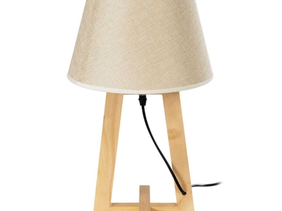 Φωτιστικό Επιτραπέζιο Takiko 02042 Φ25x48cm 1xE27 Beige GloboStar