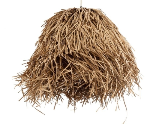 Φωτιστικό Οροφής Κρεμαστό Guadeloupe 02157 Boho 1xE27 IP20 50x40cm Beige GloboStar