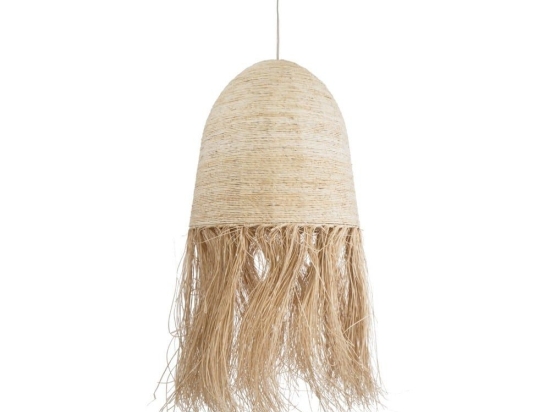 Φωτιστικό Οροφής Κρεμαστό Martinique 02179 Boho 1xE27 IP20 60x130cm Beige GloboStar