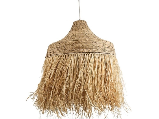 Φωτιστικό Οροφής Κρεμαστό Negril 02186 Boho 1xE27 IP20 80x120cm Beige GloboStar