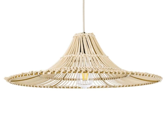 Φωτιστικό Οροφής Palermo Boho 02208 Φ60x20cm 1xE27 Beige GloboStar