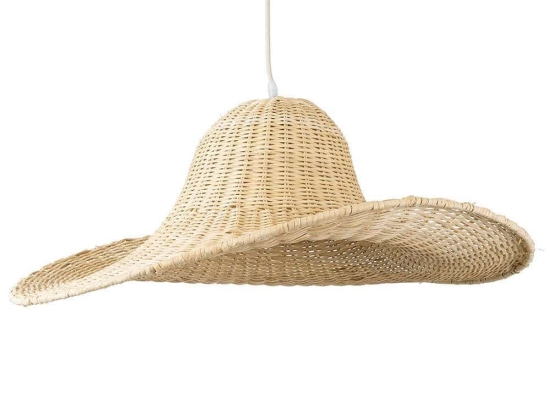 Φωτιστικό Οροφής Espargos Boho 02214 Φ70x35cm 1xE27 Beige GloboStar