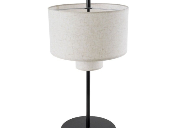 Επιτραπέζιο Φωτιστικό Ayanna 02227 3xE27 IP20 36x70cm Black-Beige GloboStar