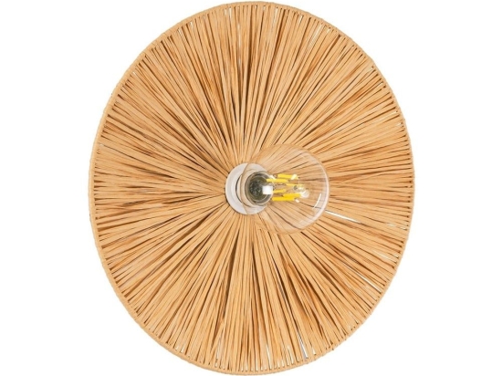 Φωτιστικό Τοίχου - Απλίκα Colombo 02277 Boho 1xE27 IP20 40x4,5cm Beige-Brown GloboStar