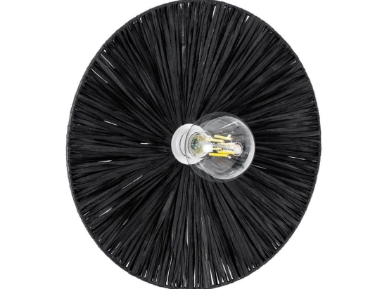 Φωτιστικό Τοίχου - Απλίκα Colombo 02279 Boho 1xE27 IP20 40x4,5cm Black GloboStar