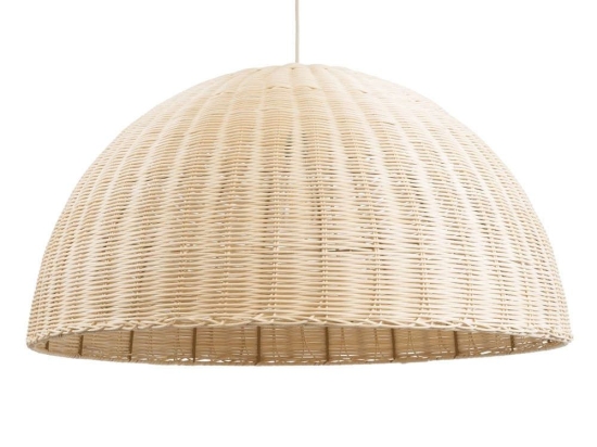 Φωτιστικό Οροφής Montana 02379 Φ80x40cm 1xE27 IP20 Beige GloboStar