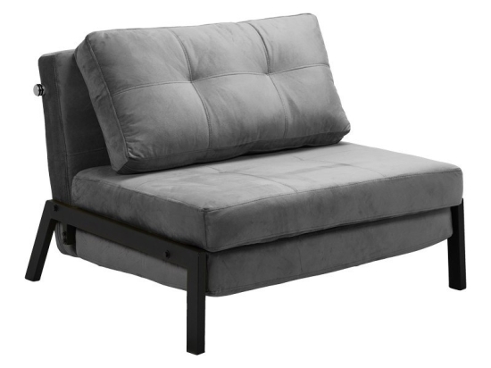 Πολυθρόνα - Κρεβάτι Fancy 024-000040 95x98x70cm Grey
