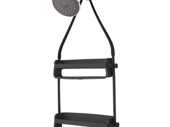 Ραφιέρα Μπάνιου Caddy 023460-040 Black Plastic