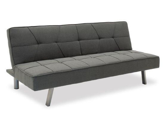 Καναπές-Κρεβάτι Travis 3θέσιος 035-000022 Anthracite 175x83x74 Ξύλο,Ύφασμα