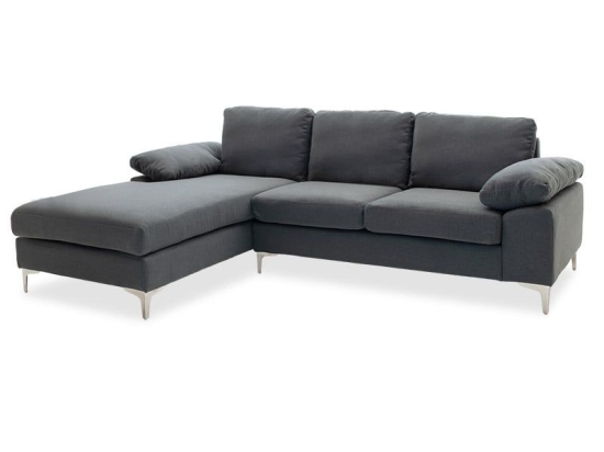 Καναπές Γωνιακός Cohen Δεξιά Γωνία 035-000030 Anthracite 240x159x83 Ξύλο,Ύφασμα