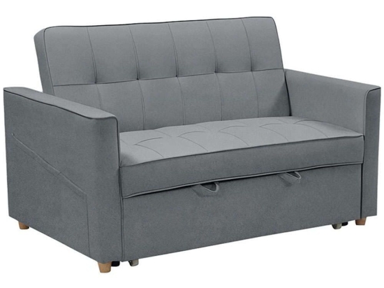 Καναπές - Κρεβάτι Διθέσιος Commit 035-000072 142x93x90cm Anthracite