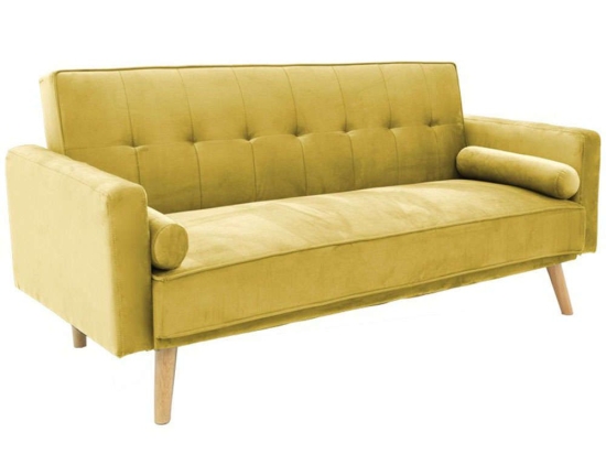 Καναπές - Κρεβάτι Τριθέσιος Success 035-000084 190x80x84cm Yellow
