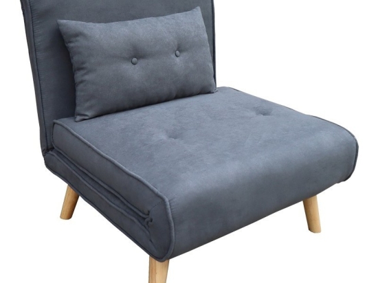 Πολυθρόνα - Κρεβάτι Josuane 035-000092 77x80x81cm Anthracite