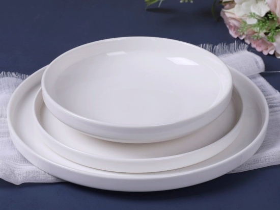 Πιάτο Βαθύ City 04.00.02 Φ20cm White Cryspo Trio Bone China 