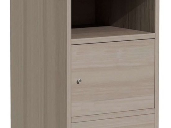 Κομοδίνο Foly 049-000070 40x40x50cm Grey Oak