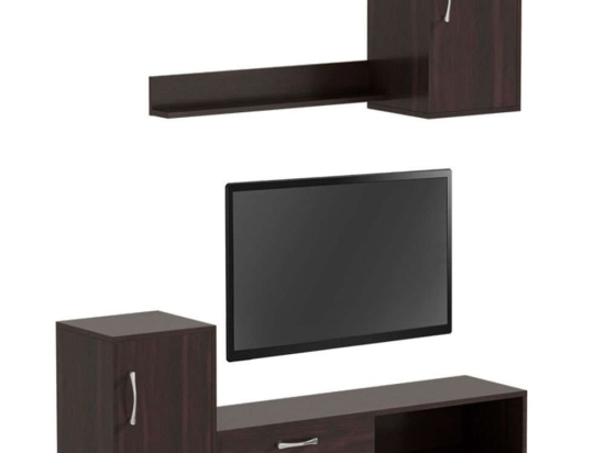 Σύνθεση Τηλεόρασης Ranian 049-000073 130x36x57cm Walnut