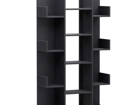 Βιβλιοθήκη Charles 049-000090 90x31x182,5cm Anthracite