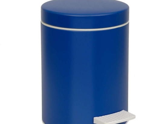 Κάδος Απορριμμάτων 5lt 05-096-203 Dark Blue Pam&Co Ανοξείδωτο Ατσάλι