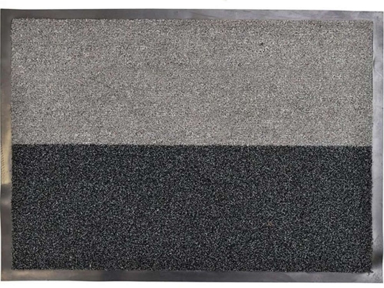 Πατάκι Εισόδου Με Λάστιχο 05.14728940 50x70cm Grey-Black 50Χ70