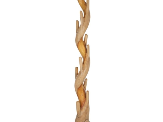 Καλόγερος HM9366 40x40x200cm Από Μασίφ Ξύλο Suar Natural Ξύλο