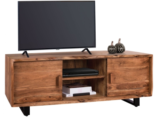 Έπιπλο Τηλεόρασης Nicole HM8185.11 Από Μασίφ Ξύλο Ακακίας 160x45x57cm Natural Ξύλο