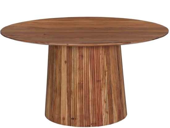 Τραπέζι Groot HM9685 Φ150x76cm Natural Ξύλο