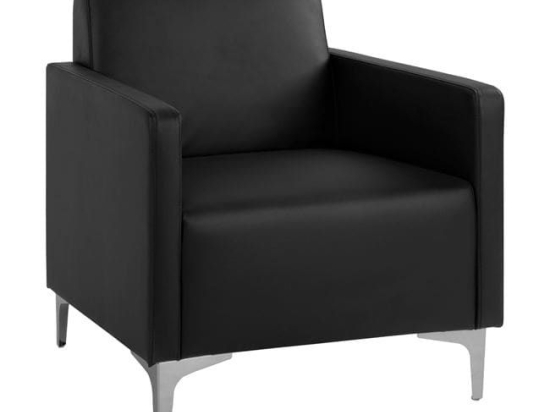 Πολυθρόνα Nellie HM3159.11 Black 64Χ71Χ71Υ εκ. Μέταλλο,Τεχνόδερμα