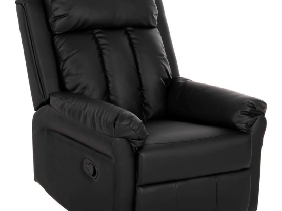 Πολυθρόνα Μασάζ Happer HM9785.11 76x94x102cm Black Τεχνόδερμα